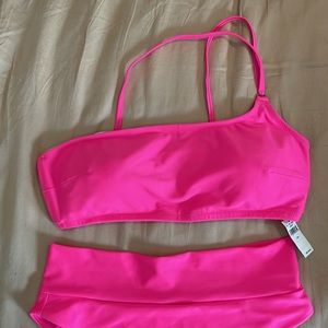 NEW Aerie Bikini (top & high waisted bottoms)